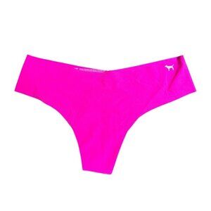 Victoria’s Secret PINK Thong - Neon Hot Pink Seamless Underwear Size Large NWT